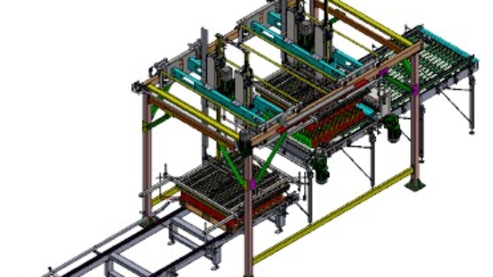 Bulk Glass Bottle Depalletizer