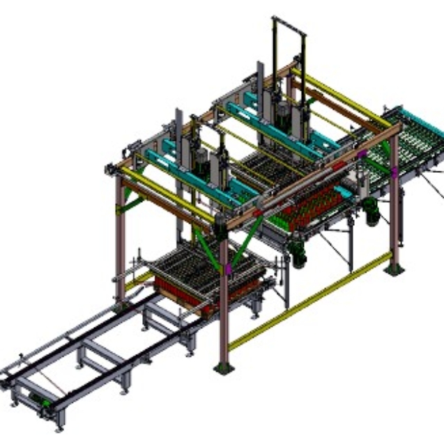 Bulk Glass Bottle Depalletizer
